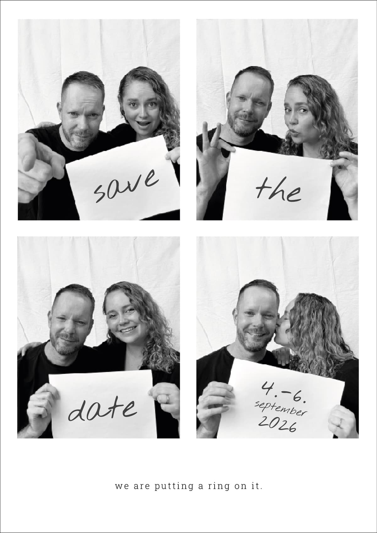 Chloé and Oli Save the Date